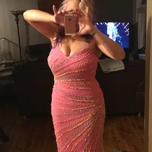 Pink gown